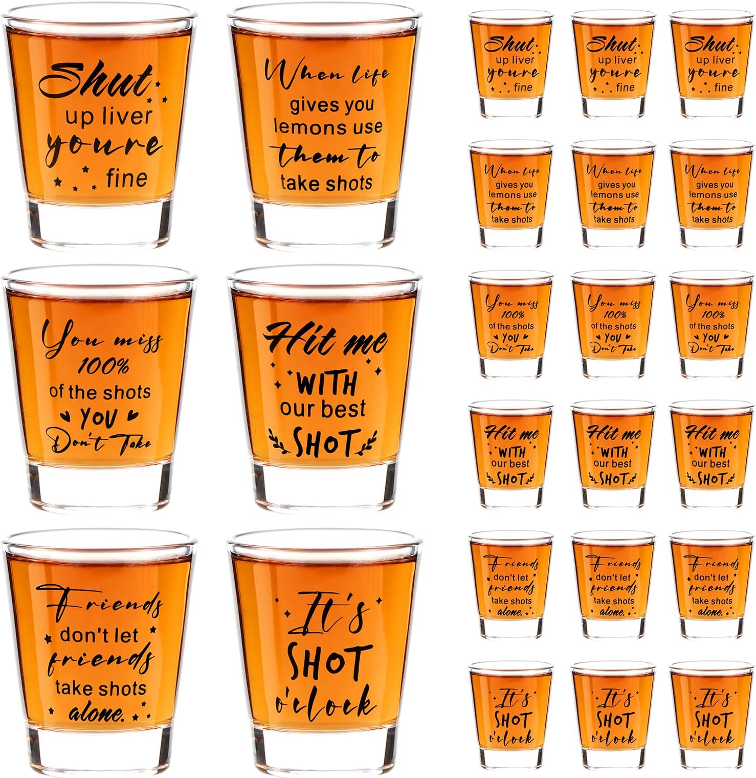 Rogue River Tactical Funny Shot Glass Bad Decisions Make