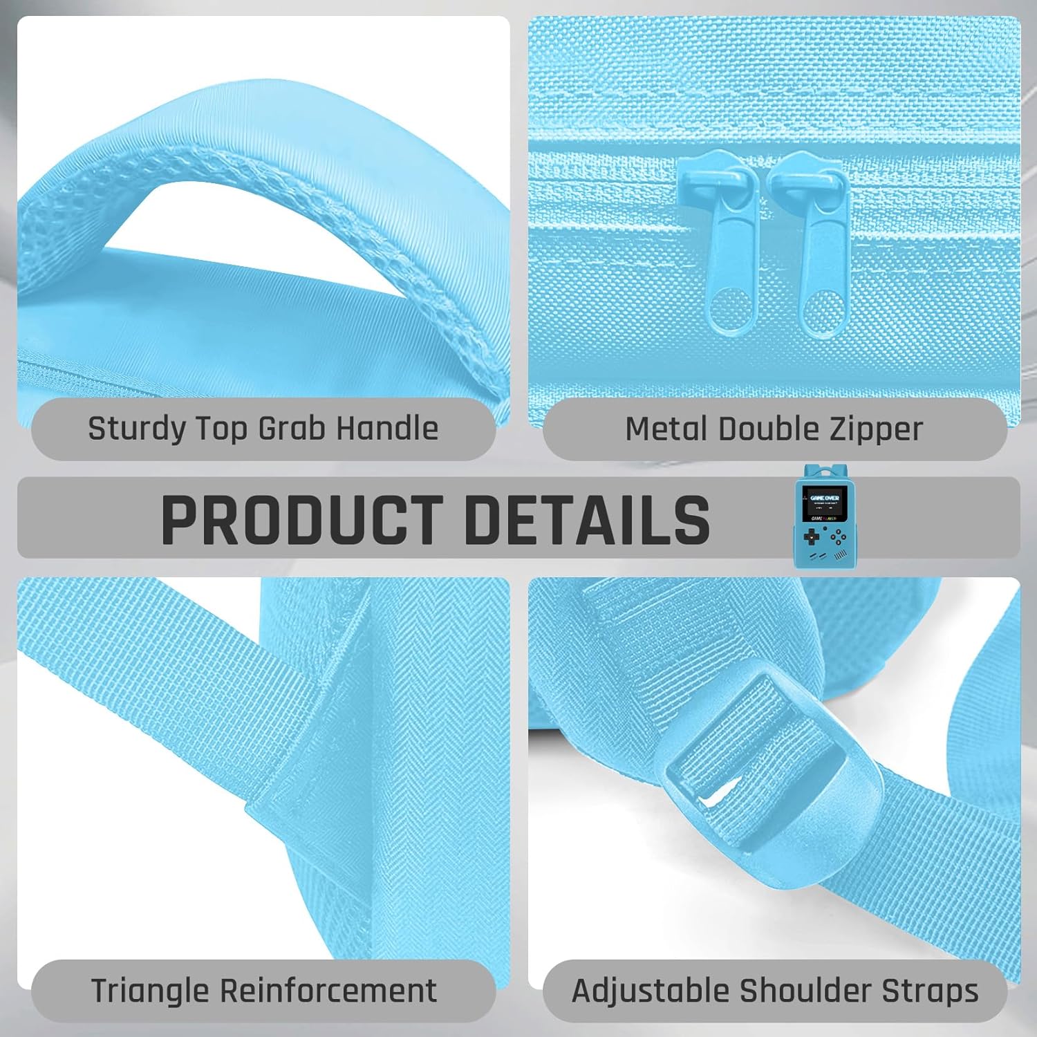 Gamer Backpack for Boys,School Boys Backpack for Kids Children Teens Elementary Middle High School,17" Large Capacity Student Bookbag & Multifunctional Video Game Travel Bag - Image 3