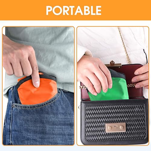 Miniatura 5 de Mototo 180 ventiladores de disco volador plegables con bolsa, juego de juguetes de bolsillo plegable para niños, divertidos recuerdos de fiesta de