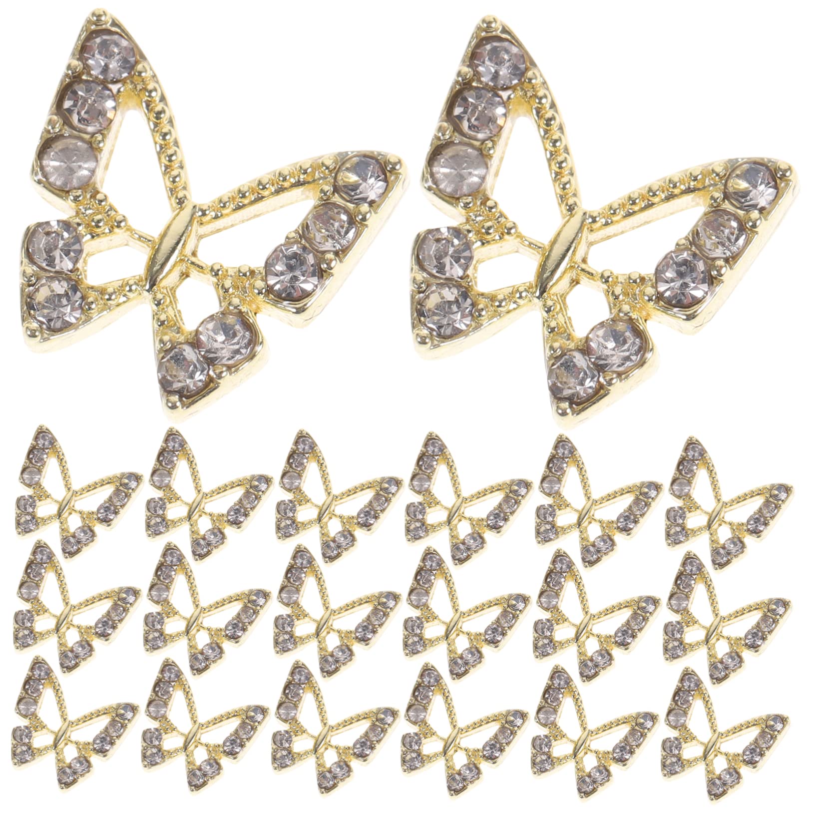 Beavorty 80piezas Encantadoras Para Decoración De Uñas Charms De Uñas Strass Suministros De Arte Para Manicura Profesional y