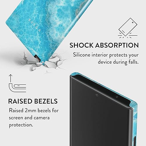 Miniatura 5 de BURGA Funda para teléfono compatible con Samsung Galaxy Note 20 Ultra, híbrida de 2 capas de carcasa rígida + funda protectora de silicona, color