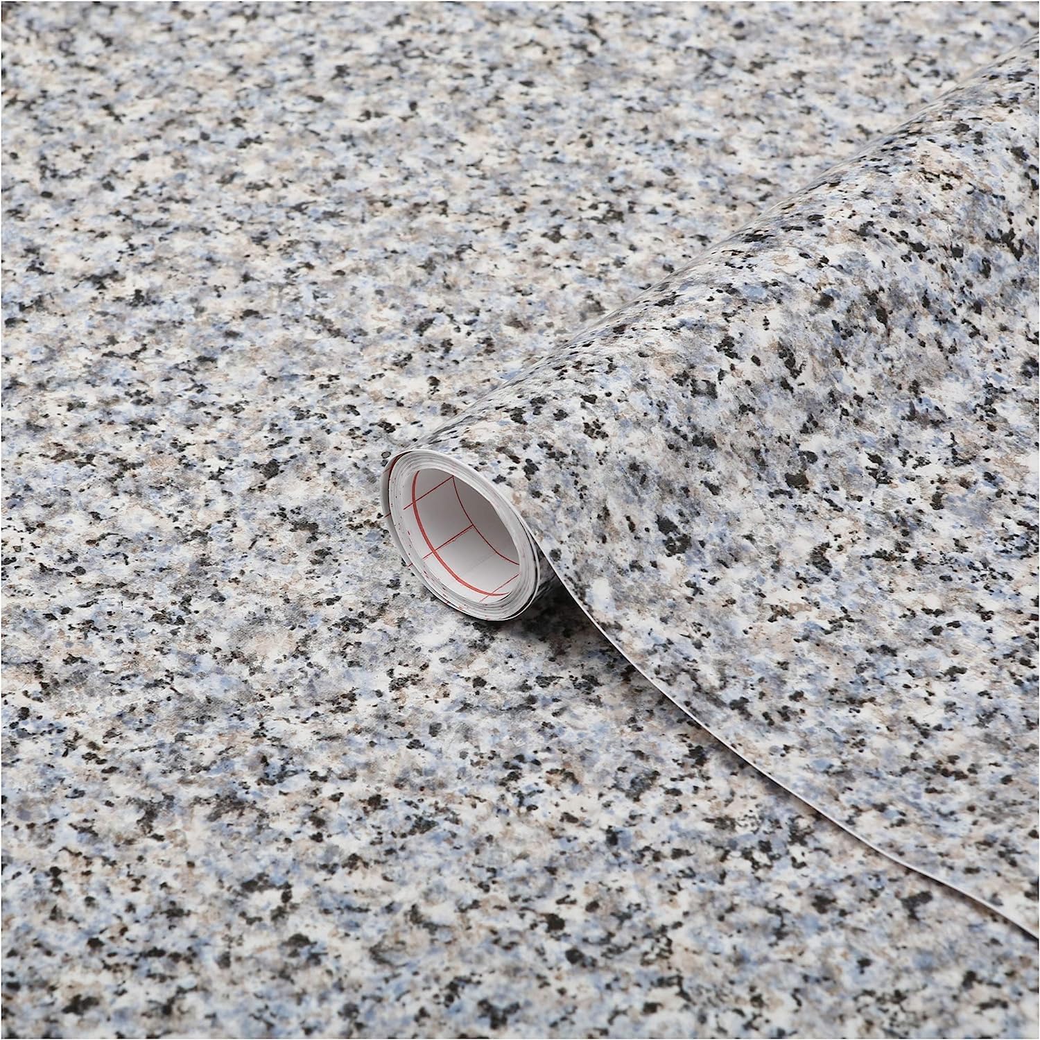 346-8049 Decorative Self-Adhesive Film, Grey Granite, 26" x 78" Roll