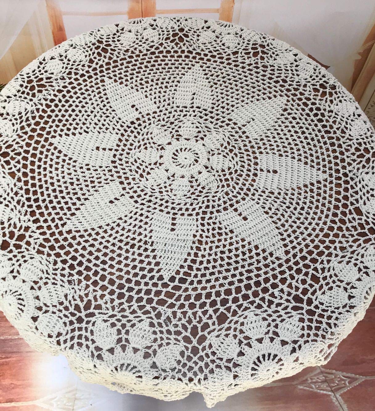 Centrini in lino e pizzo Tovaglia Centrini Moderni per Cucina Mobili Salotto Camera da Letto per