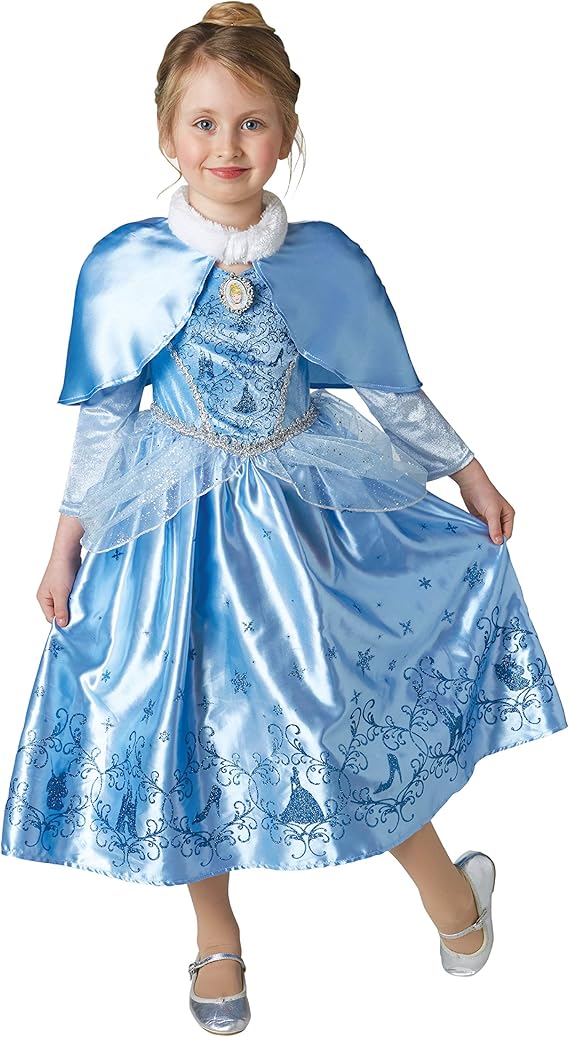 Rubie's Official Girls Disney Princess Winter Cinderella Costume