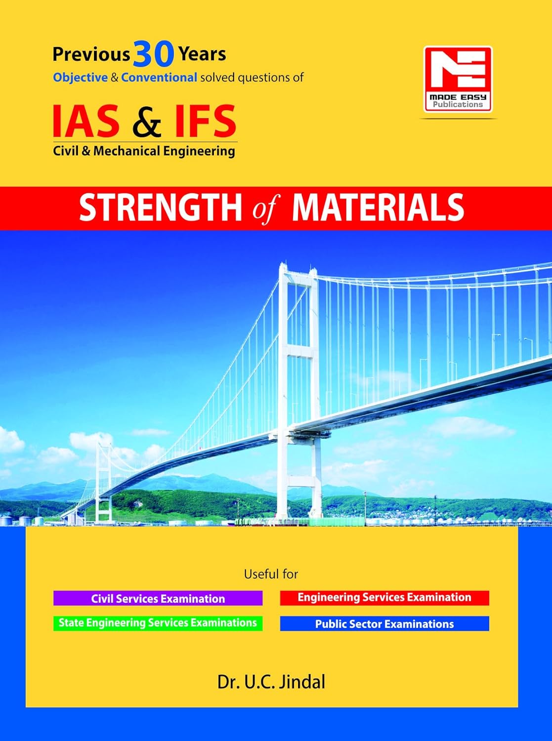 IAS, IFS (Pre and Mains Solved Paper) Strength of Materials( CE and