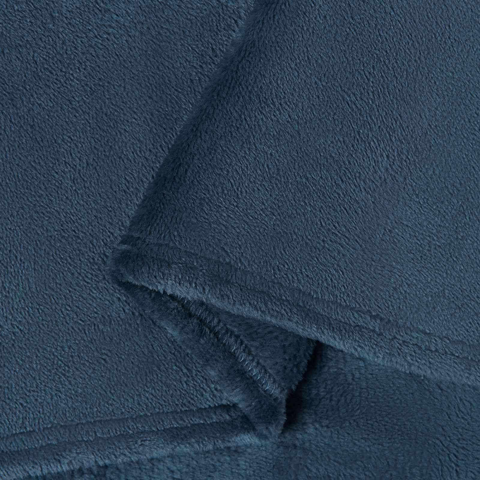 Générique Coperte da gettare, 6 pezzi, blu navy, 220 x 240 cm, in pile