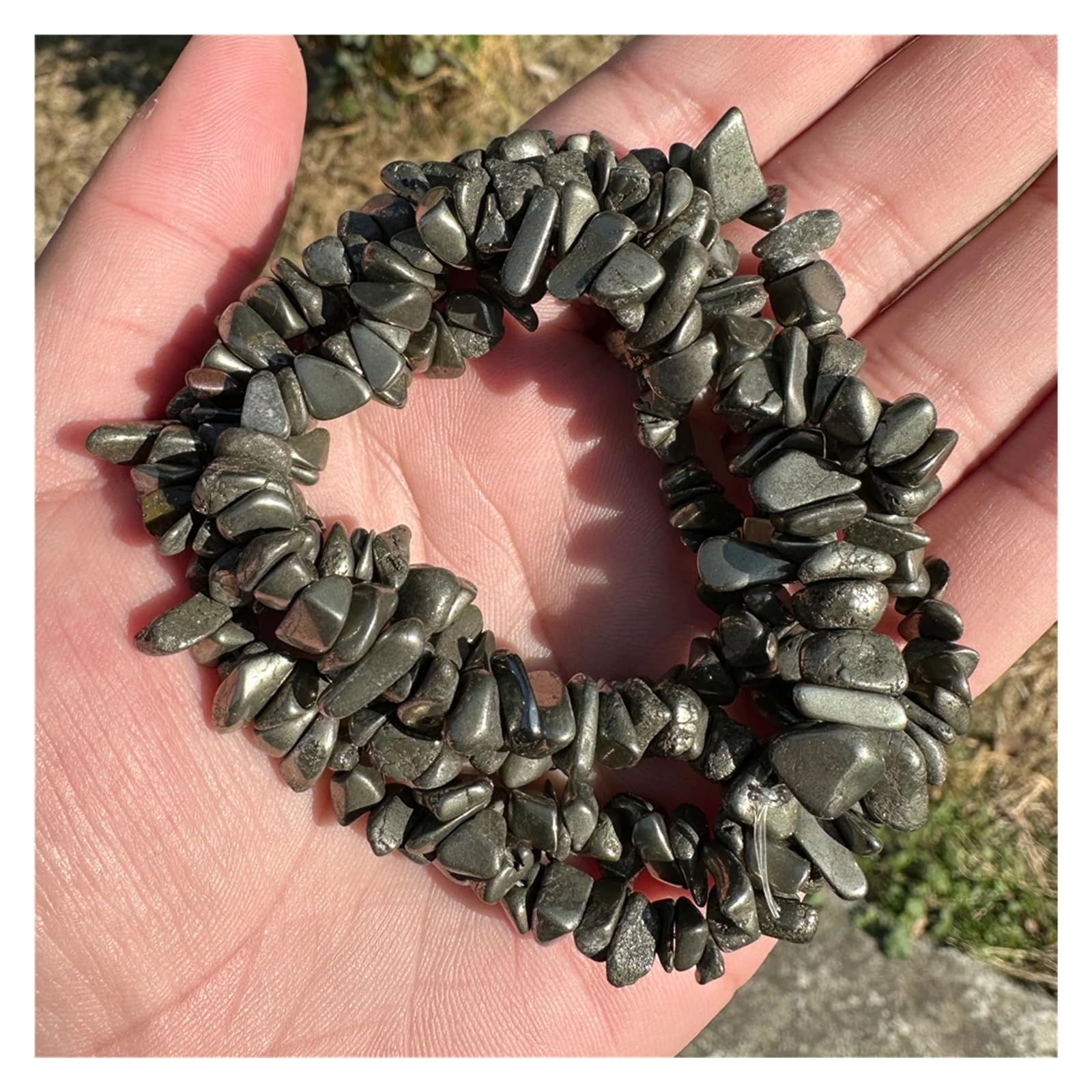 Perles en améthyste et citrine naturelles pour création de bijoux DIY - 4