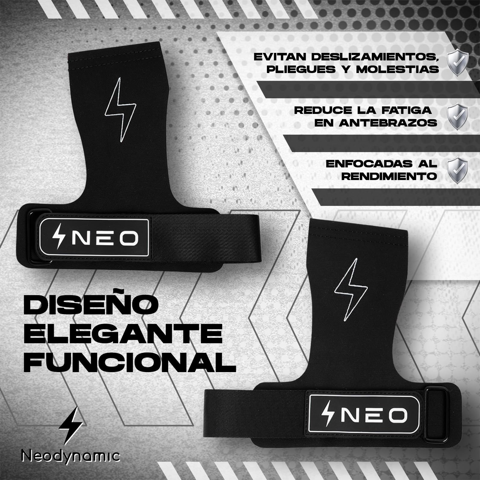 NeoDynamic Calleras Crossfit Y Calistenia (Hombre/Mujer) Con Muñequeras Y Bolsa - Protección Profesional Para Atletas