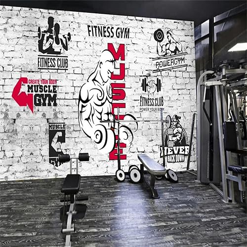 Vista 59 de Murales de pared de tamaño personalizado, gimnasio de culturismo Gorilla Fitness, murales de pared autoadhesivos extraíbles para despegar y pegar