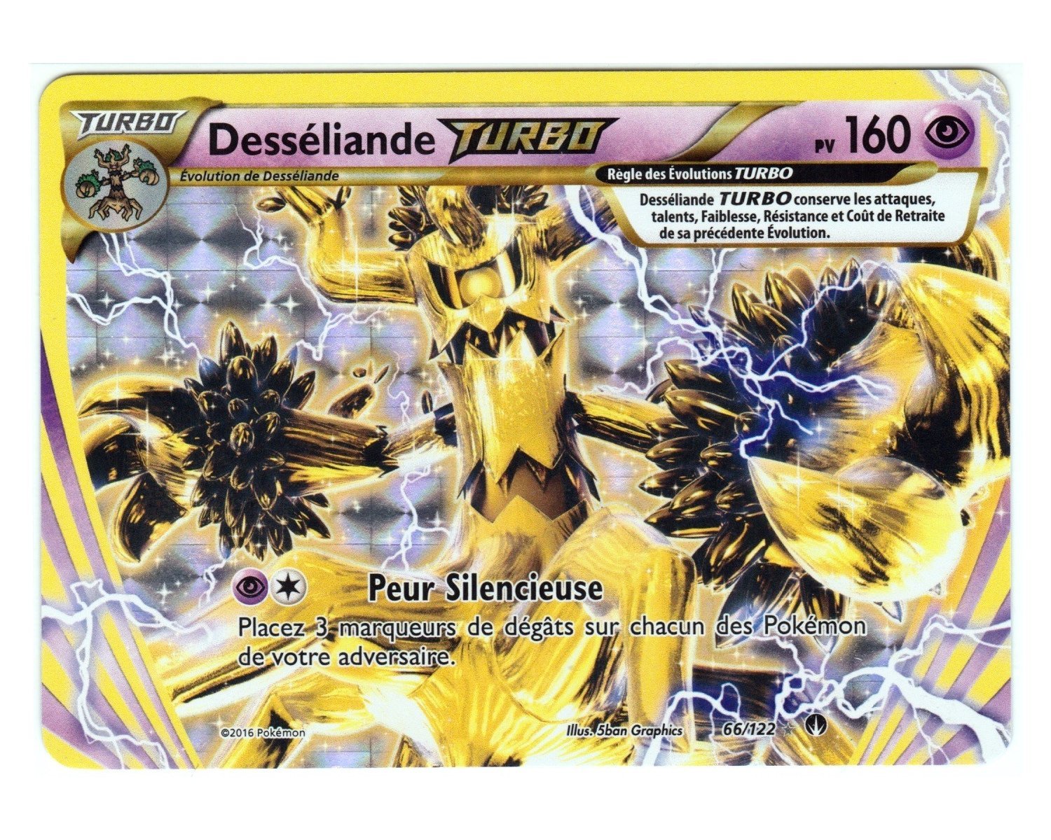 Pokémon Card 66/122 Deseliane Turbo Holo 160 PV - XY Series Break Turbo XY9