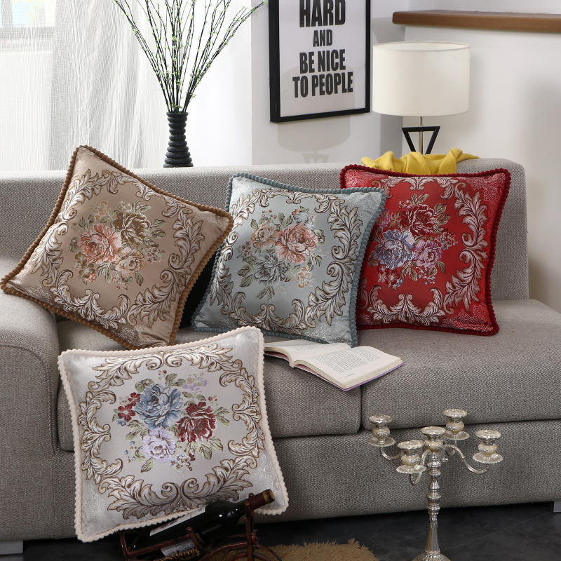 Amazon.com: Qupace Set of 2 Victorian Throw Pillow Covers 18x18in