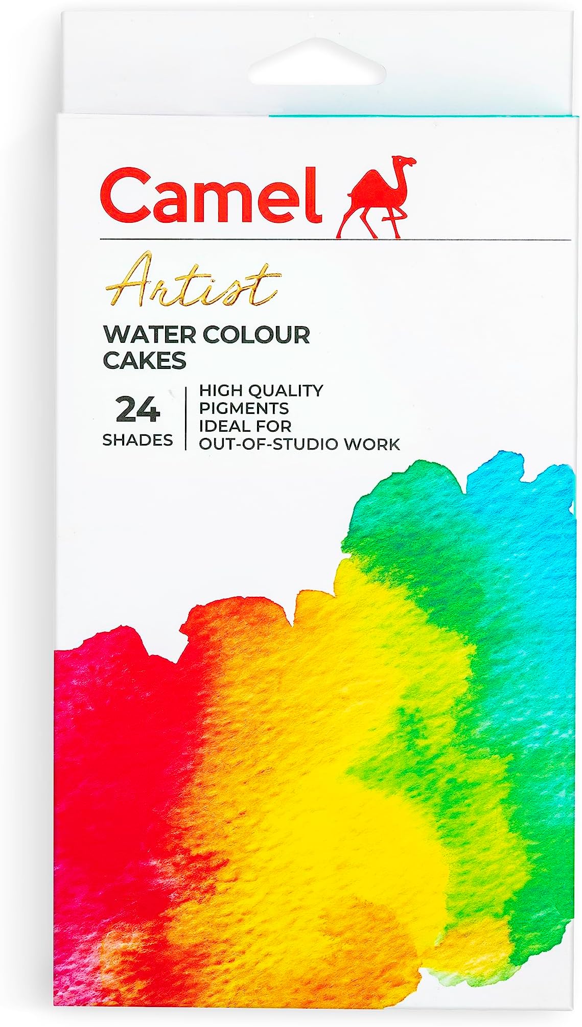 Camel Artist Water Colour Cake Set - 24 Shades, Assorted
