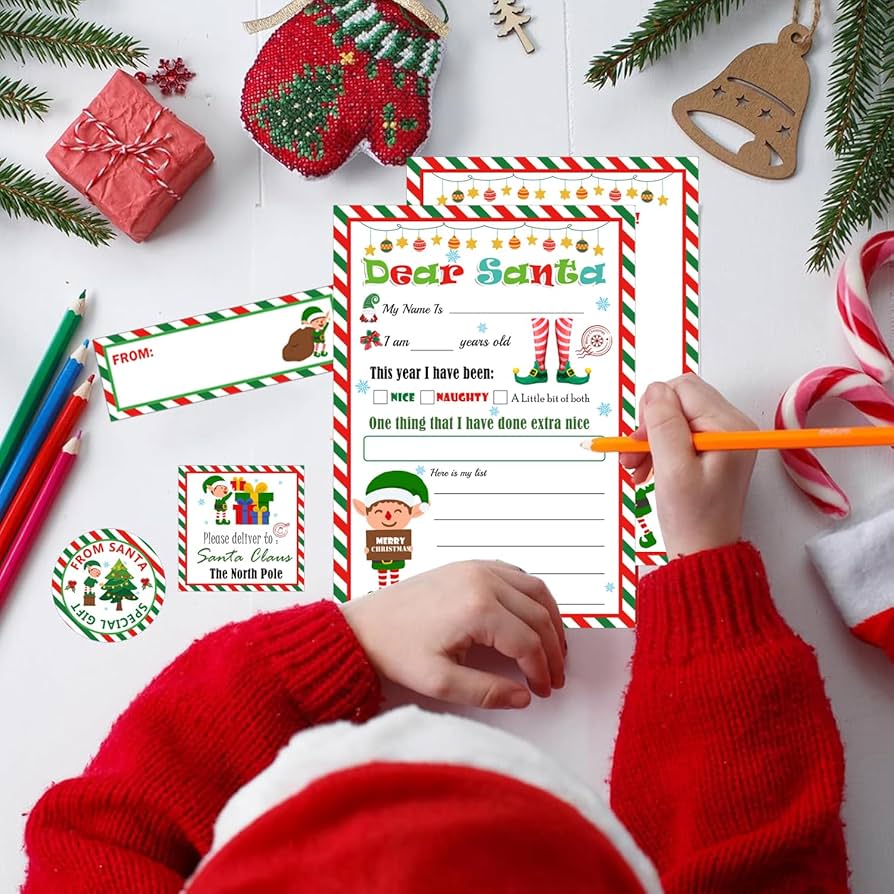 amazon-com-smarsticker-10-sets-letter-from-santa-kit-christmas-official-letters-and-certificate-from-santa-claus-writing-kit-for-wish-list-5x-7-inch-fill-in-the-blank-cards-with for Christmas List For Santa Free Printable Amazon.com : SMARSTICKER 10 Sets Letter from Santa Kit Christmas Official Letters and Certificate from Santa Claus - Writing Kit for Wish List 5x 7 Inch Fill in The Blank Cards with for Christmas List For Santa Free Printable