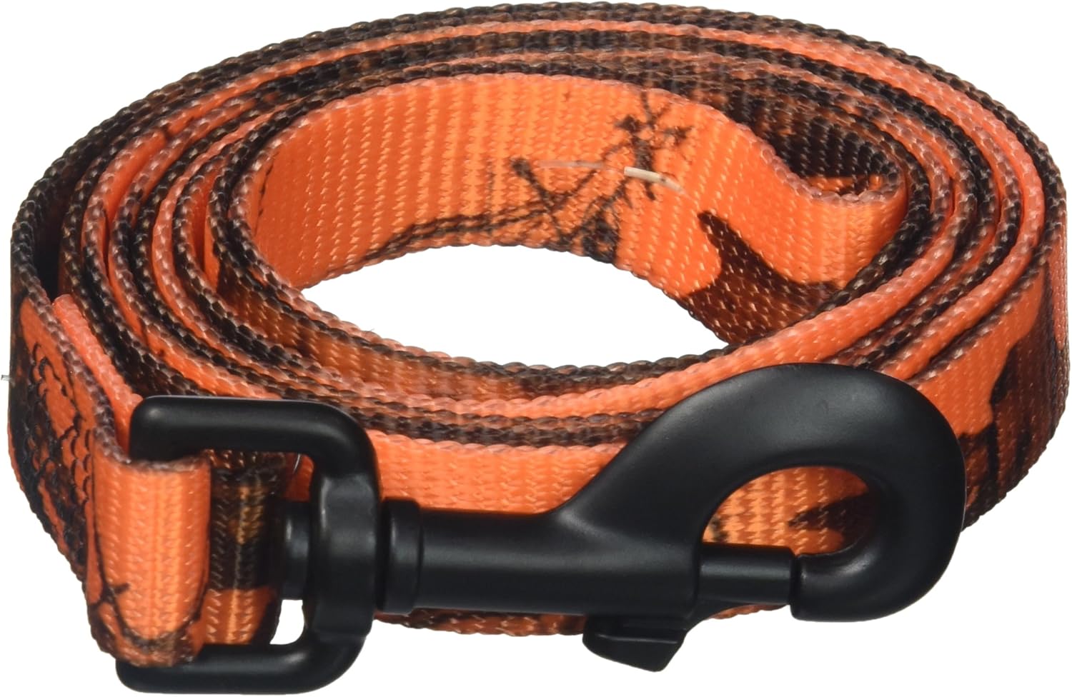 Pet Leash, 5/8" x 6', Mossy Oak Blaze Orange Camouflage
