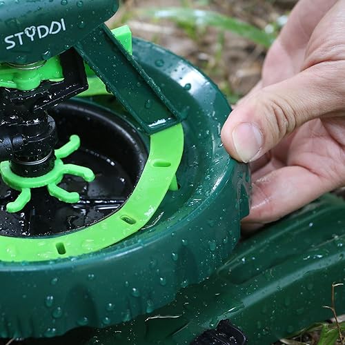 Miniatura 4 de STYDDI Rociador de impulso de patrón para patios medianos a grandes, rociadores pulsantes de riego personalizables para patio, rociador de impulso