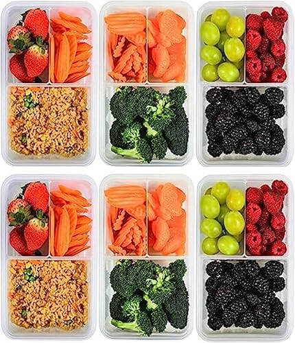 FIT, Strong & Healthy - contenedores loncheras para comidas preparadas. Calidad premium, a prueba de pérdidas, sin BPA. Se puede calentar en