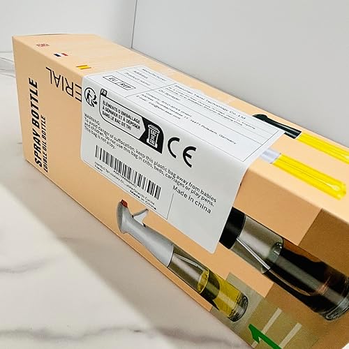 Miniatura 10 de Pulverizador de aceite para cocinar, rociador de aceite de oliva de vidrio de 7.8 fl oz, botella de aceite de canola, accesorios de cocina para