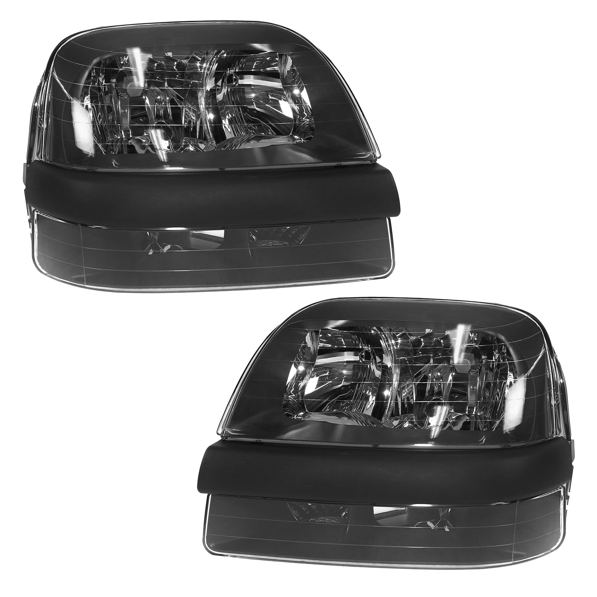 ATEC Germany 2x fari principali anteriori sinistro + destro H7 / H1 senza | Compatibile con: FIAT DOBLO Großraumlimousine, DOBLO Kasten/Großraumlimousine