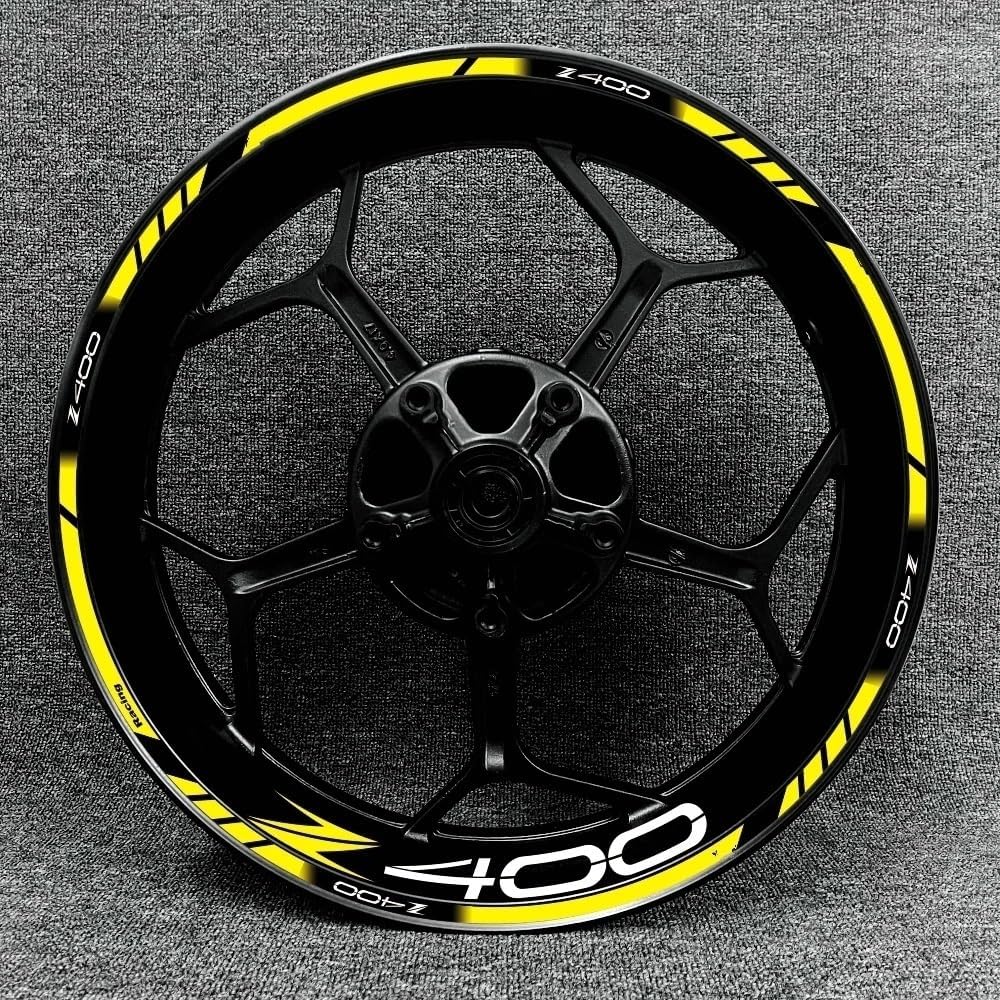 for for Z400 17 Inch Wheel Stickers Motorcycle Sticker Wheel Rim Decal(6)