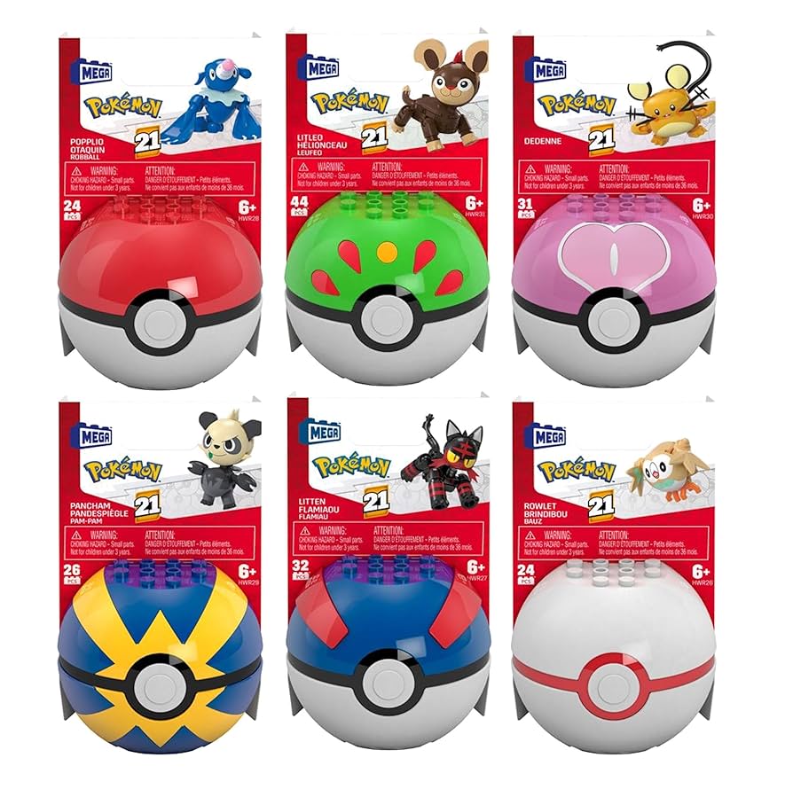 ポケモン フィギュア 21体セット Amazon.co.jp: メガコンストラックス ポケモン モンスターボール