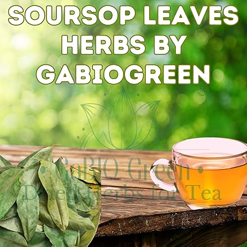 Miniatura 2 de Gabio Green - Hojas enteras de guanábana (3 oz85 gr) 180 hojas aprox, Big Bag, Hojas de guanabana, té de guanábana, hierbas secas. (3 oz) 180 hojas