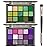 UCANBE 2pcs Eyeshadow Palette Makeup Set, Green Purple Color Shimmer Matte Metallic Eye Shadow Pallet with Soft Brush Eye Make Up Kit for Halloween Cosplay Costume Beetlejuice Medusa Poison Ivy Ursula
