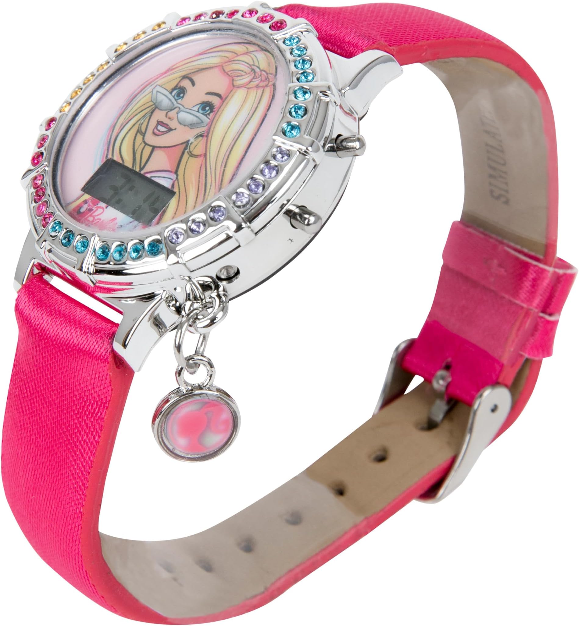 Barbie Springtime LCD Kid's Watch with Silicone Band