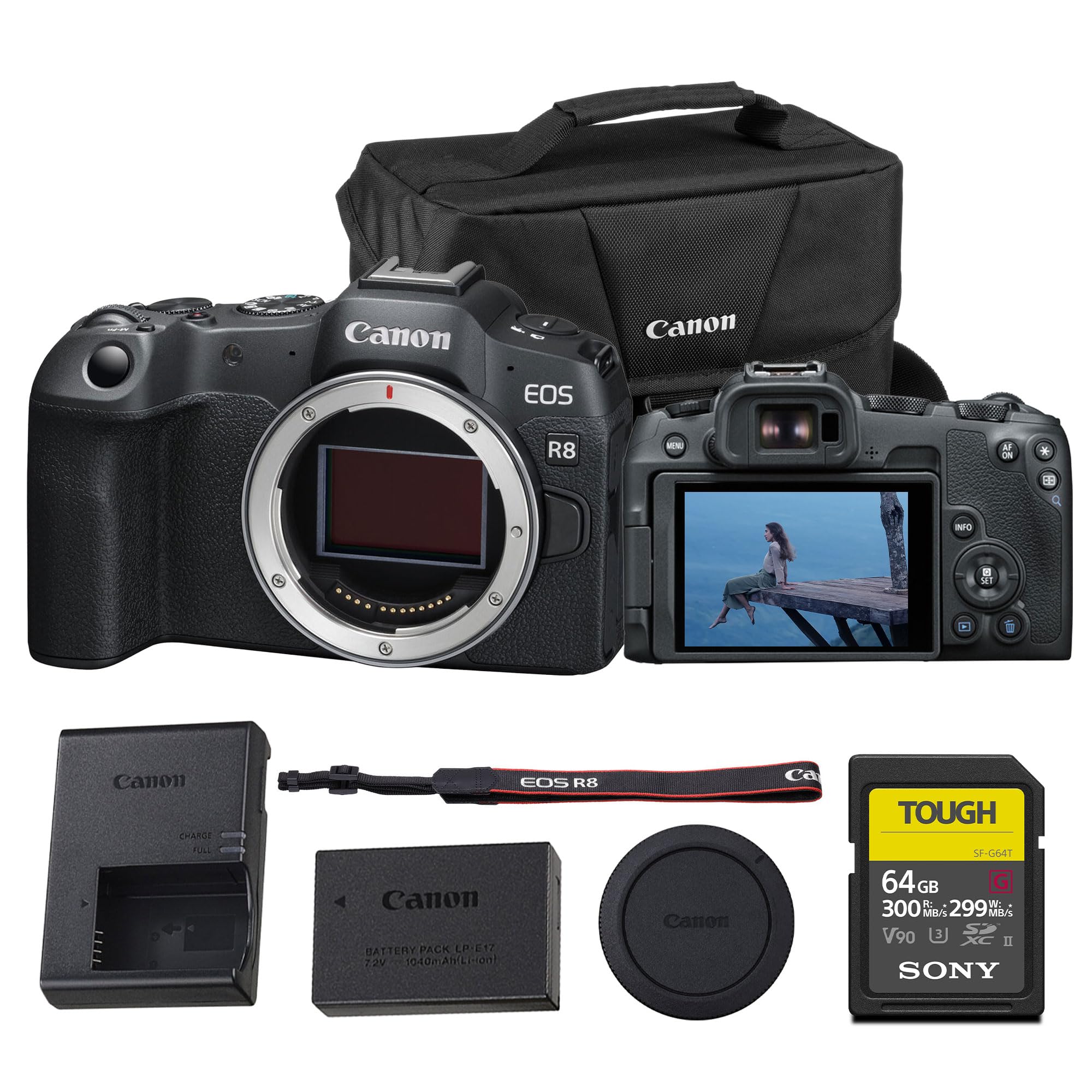 Amazon.com : Canon EOS R8 Full-Frame Mirrorless Camera – 24.2MP