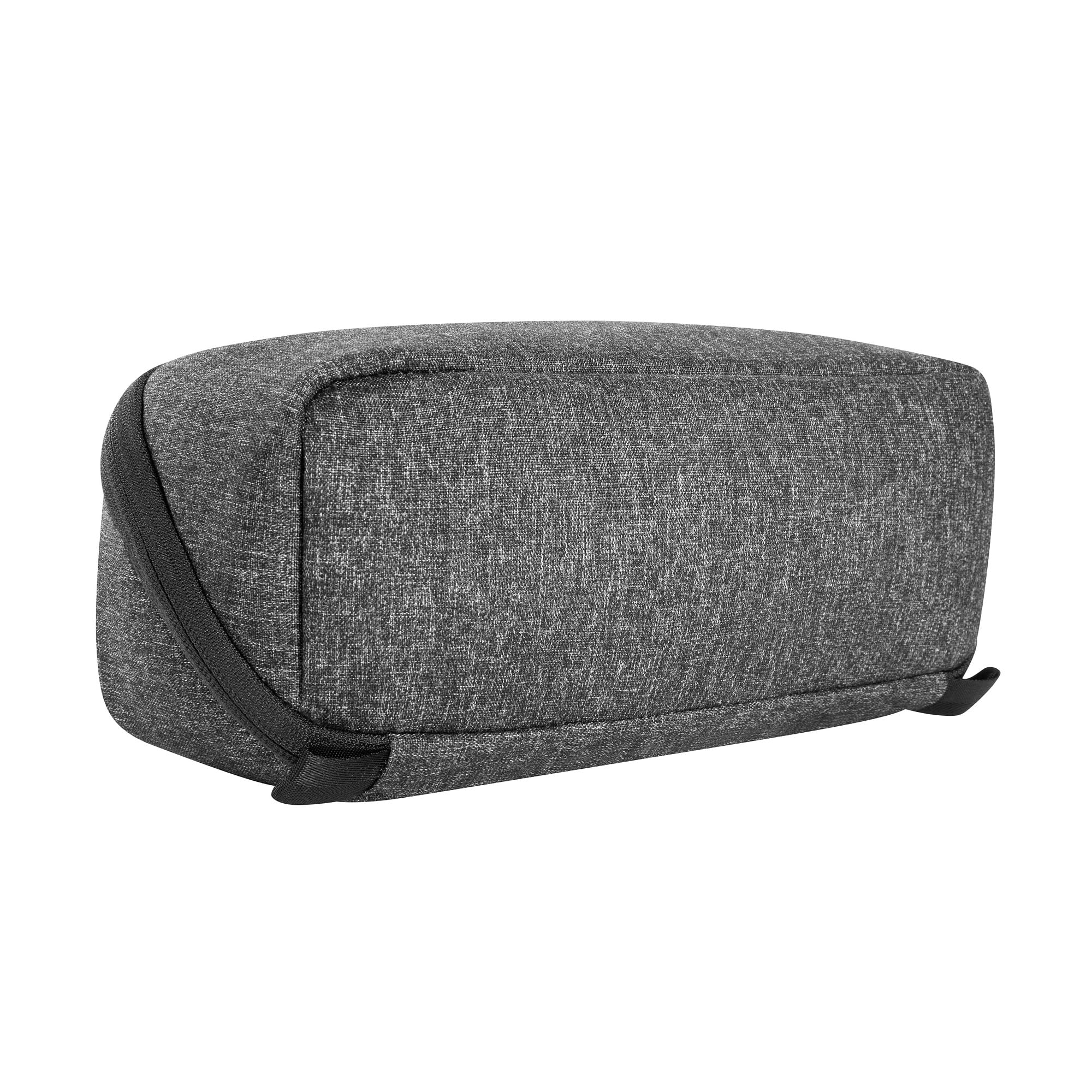 Tatonka Kosmetyczka Square Zip Pouch M (2 l) – rozkładana torba na pranie z 2 kieszeniami siatkowymi na zamek błyskawiczny, bez PFC/PFS – 10 x 25 x 9 cm (czarna)