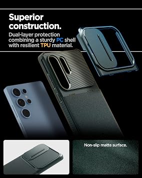 Spigen Optik Armor Case for Samsung Galaxy S25 Ultra - Abyss Green