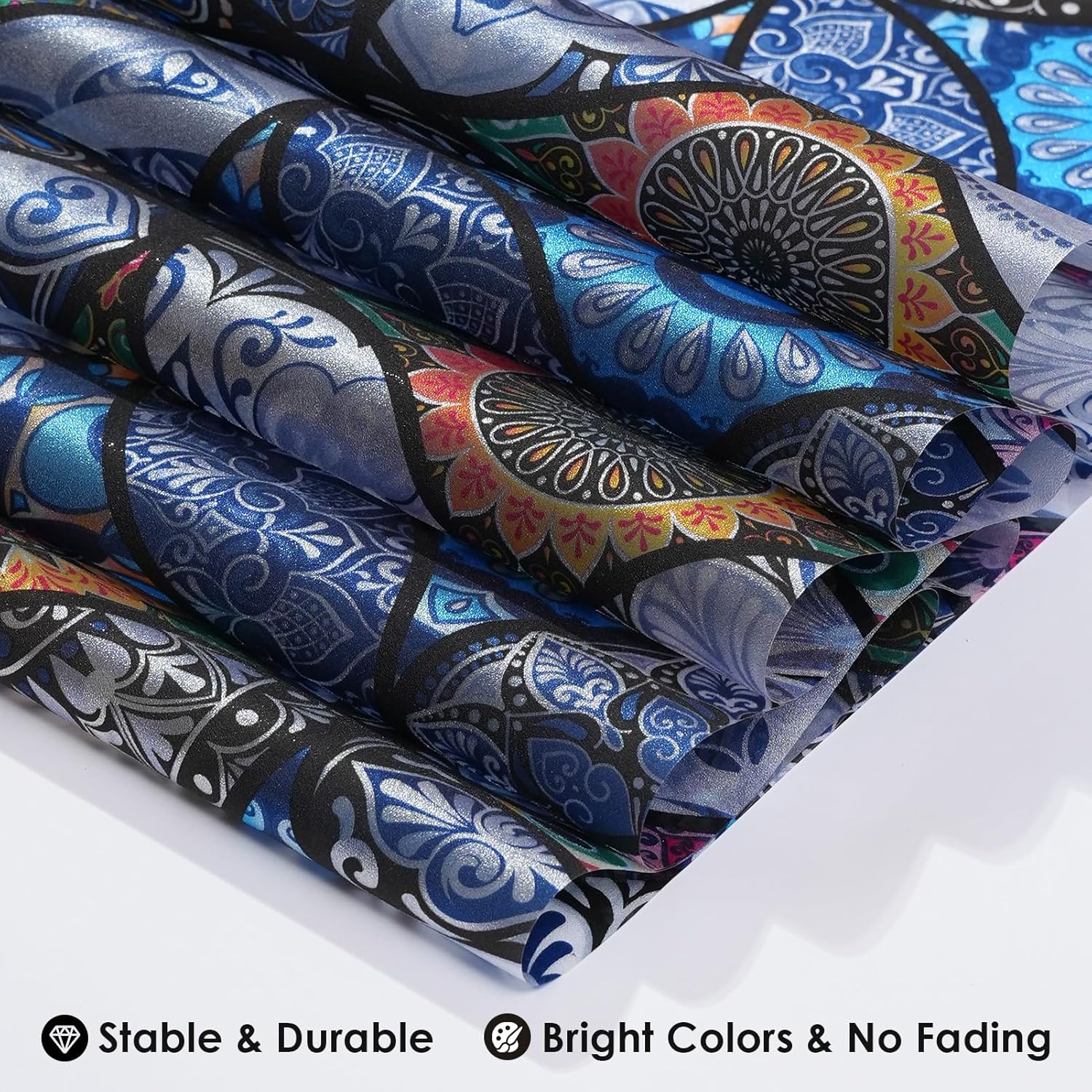 DKTIE Static Cling Decorative Window Film with Installation Tools Non Adhesive Privacy Film Stained Glass Window Film for Bathroom Shower Door Heat Cotrol Anti UV 35.4 x 118.1 Inch