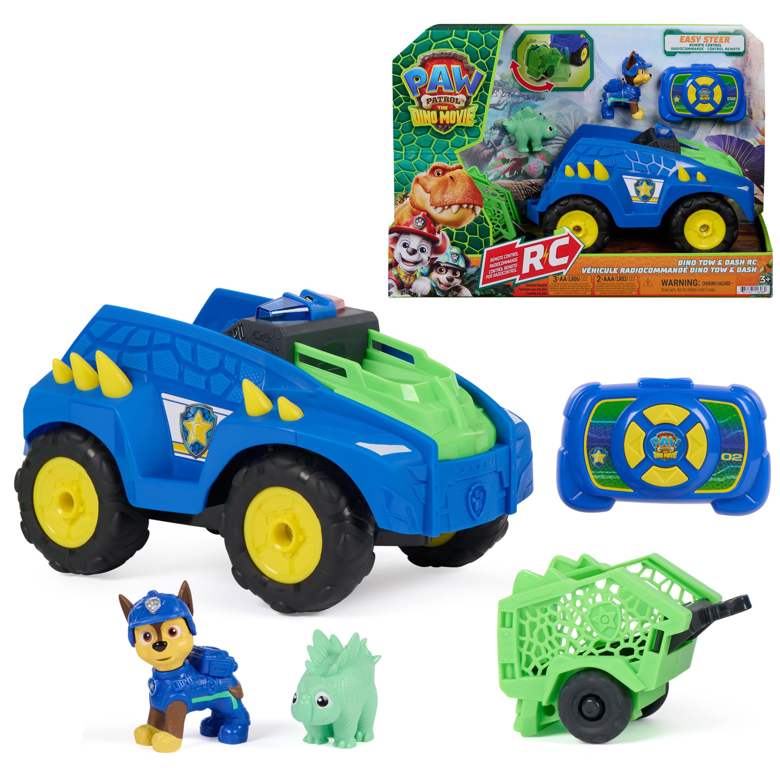 Psi Patrol: Film Dino - Zdalnie sterowany pojazd Chase'a