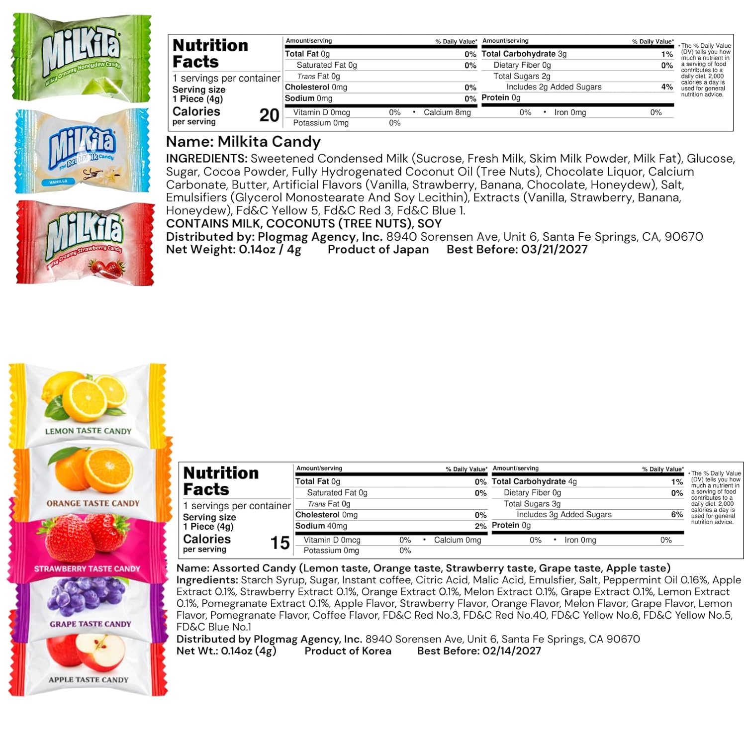Asian Candy Variety Gift Box, 200 Count (2.1 lb) – Korean, Japanese, Chinese, Taiwanese & Vietnamese Gummies, Taffy, Fruit Chews & Hard Candies – Individually Wrapped Bulk Candy Gift Set