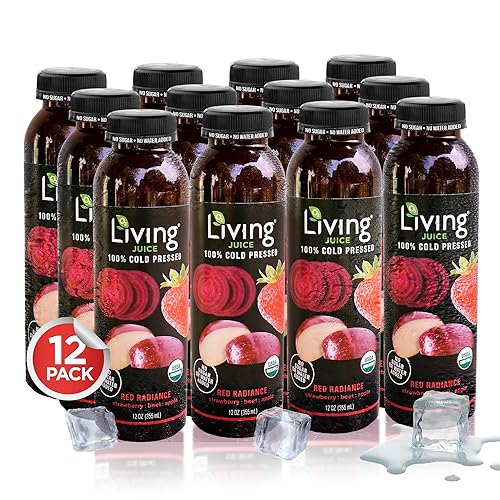 Miniatura 23 de O2 Living Juice - Bebida prensada en frío, paquete variado de sabores – Bebidas de jugo orgánico – Sin azúcares añadidos o agua, dulzura natural