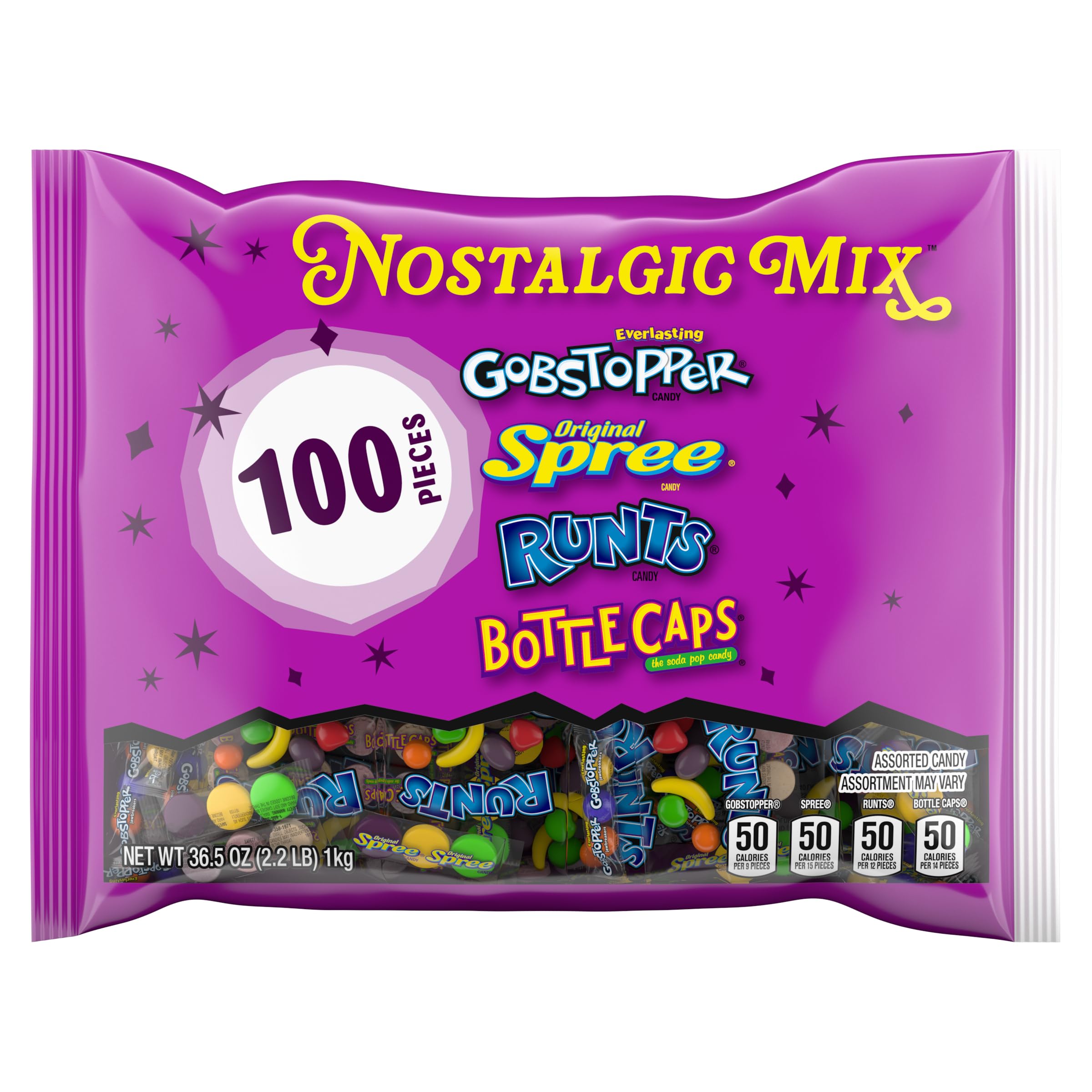 Amazon.com : Wonka Gobstoppers, Spree, Runts, Bottlecaps