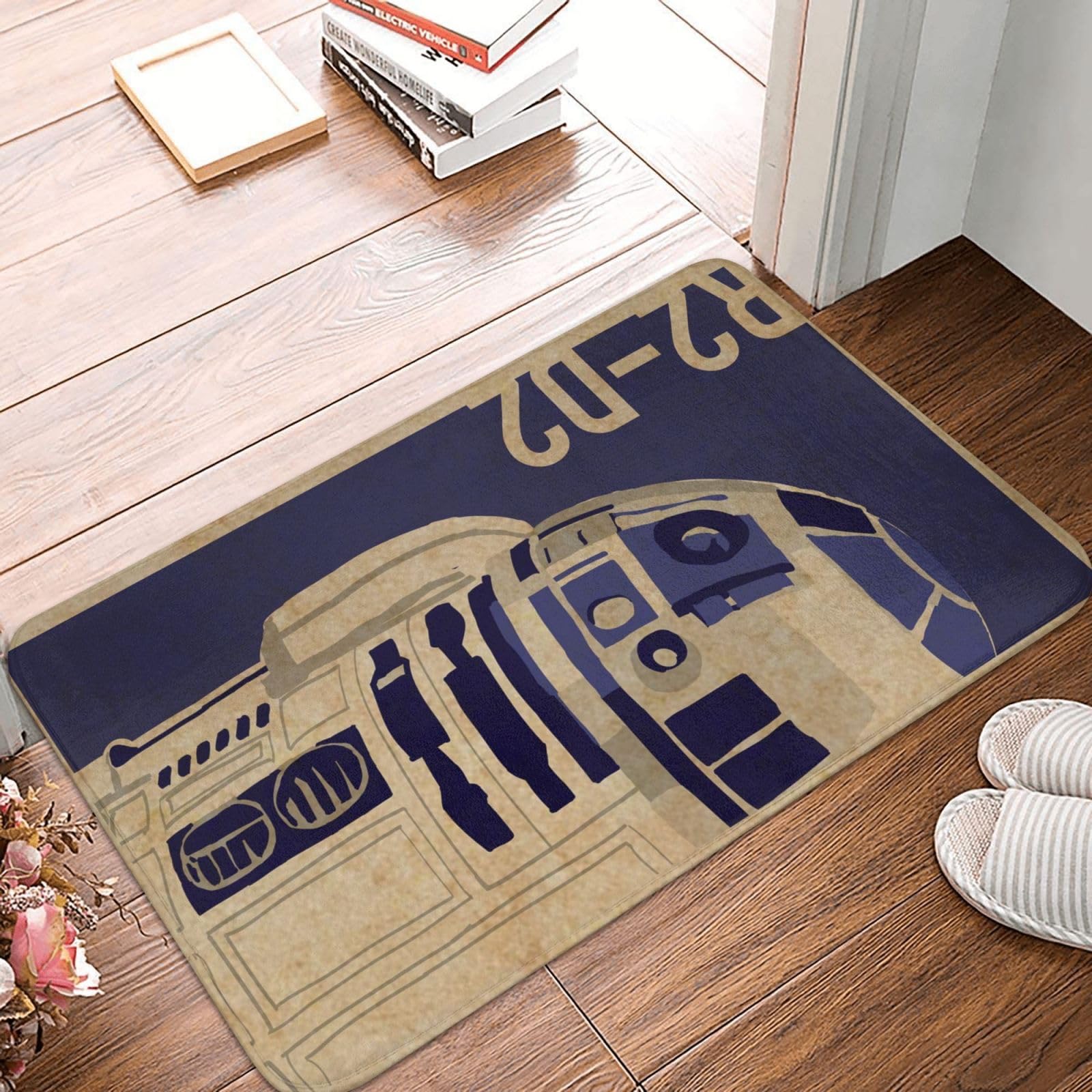 イラスト STAR キャラ 玄関マット 吸水 滑り止め Amazon | スターウォーズ (19) 玄関マット カーペット 室内 屋外