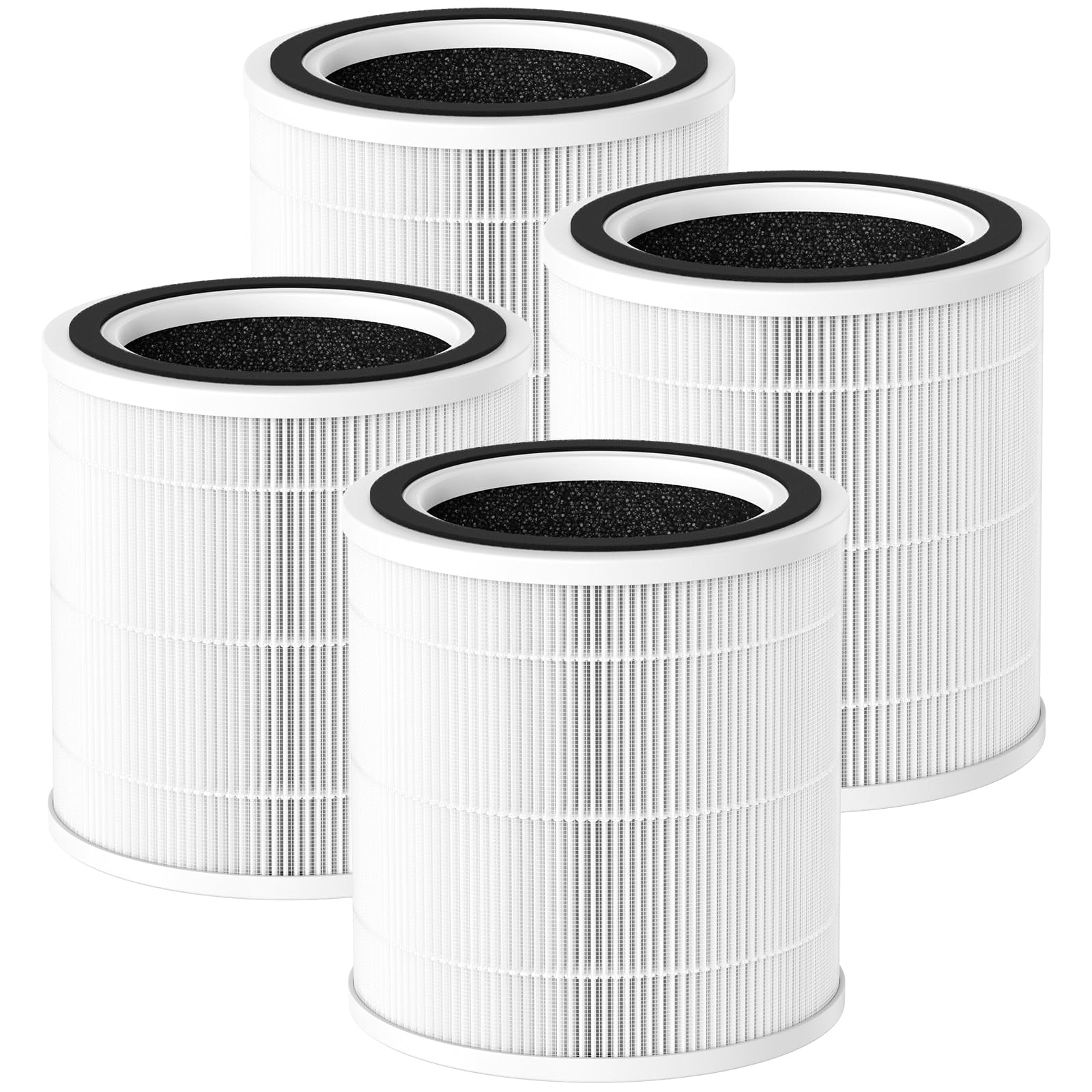 Purificateur d'air Purivortex AC400 filtre HEPA blanc de rechange, pack de 4 cartouches H13