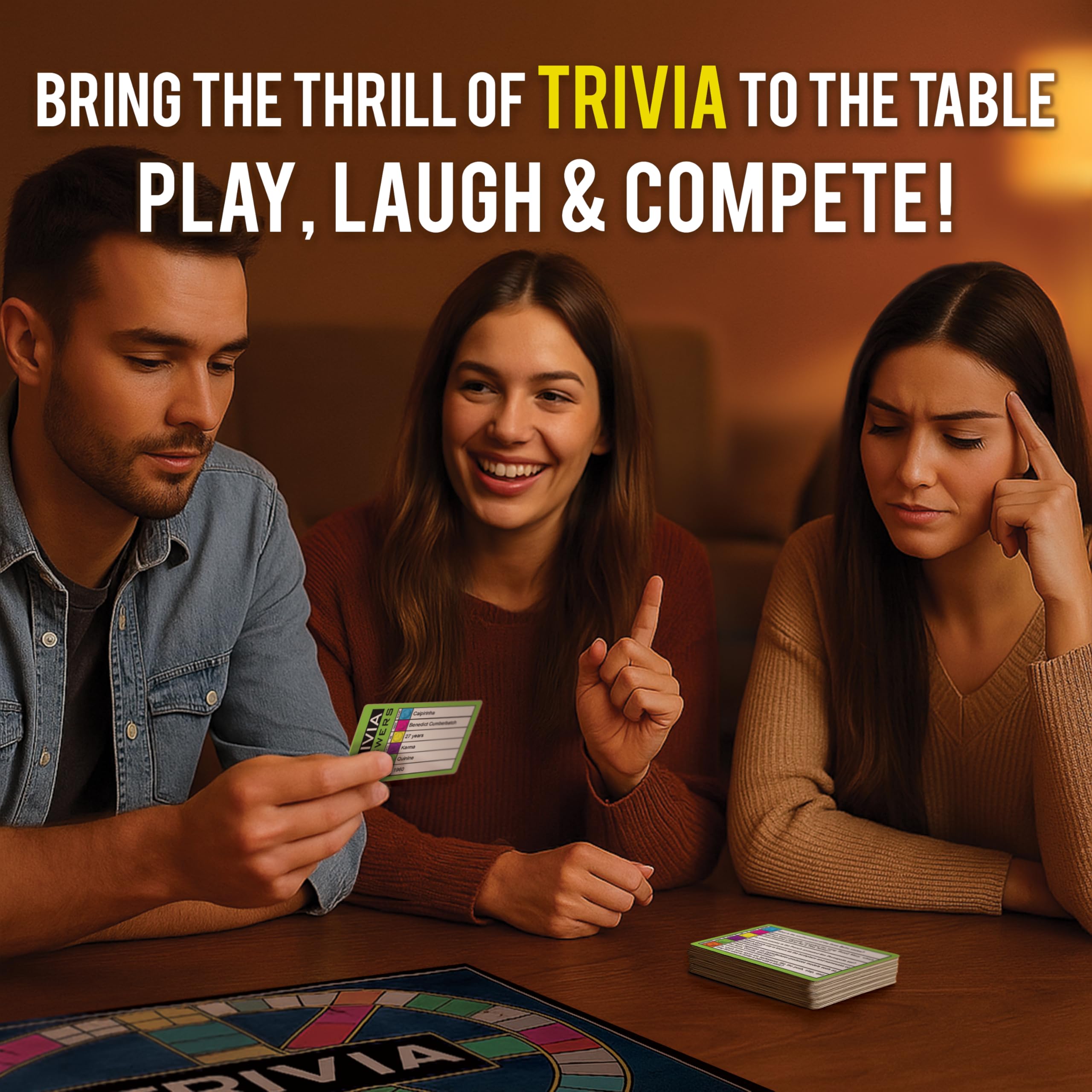 Trivia Quiz Cards Set (English Edition), Green, Small - Image 4