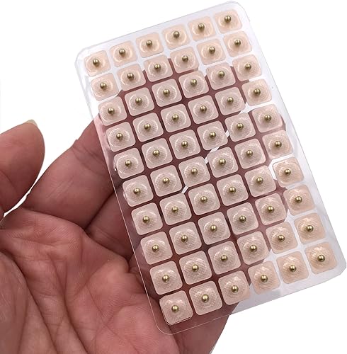 Miniatura 4 de Acupresión magnética de perlas de oído Pellets Semillas 300 Recuentos Paquete de Recarga