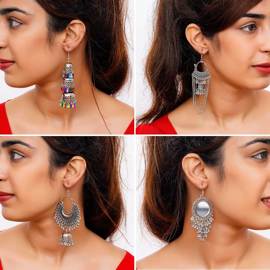 Aggregate more than 135 earrings for round big face esthdonghoadian