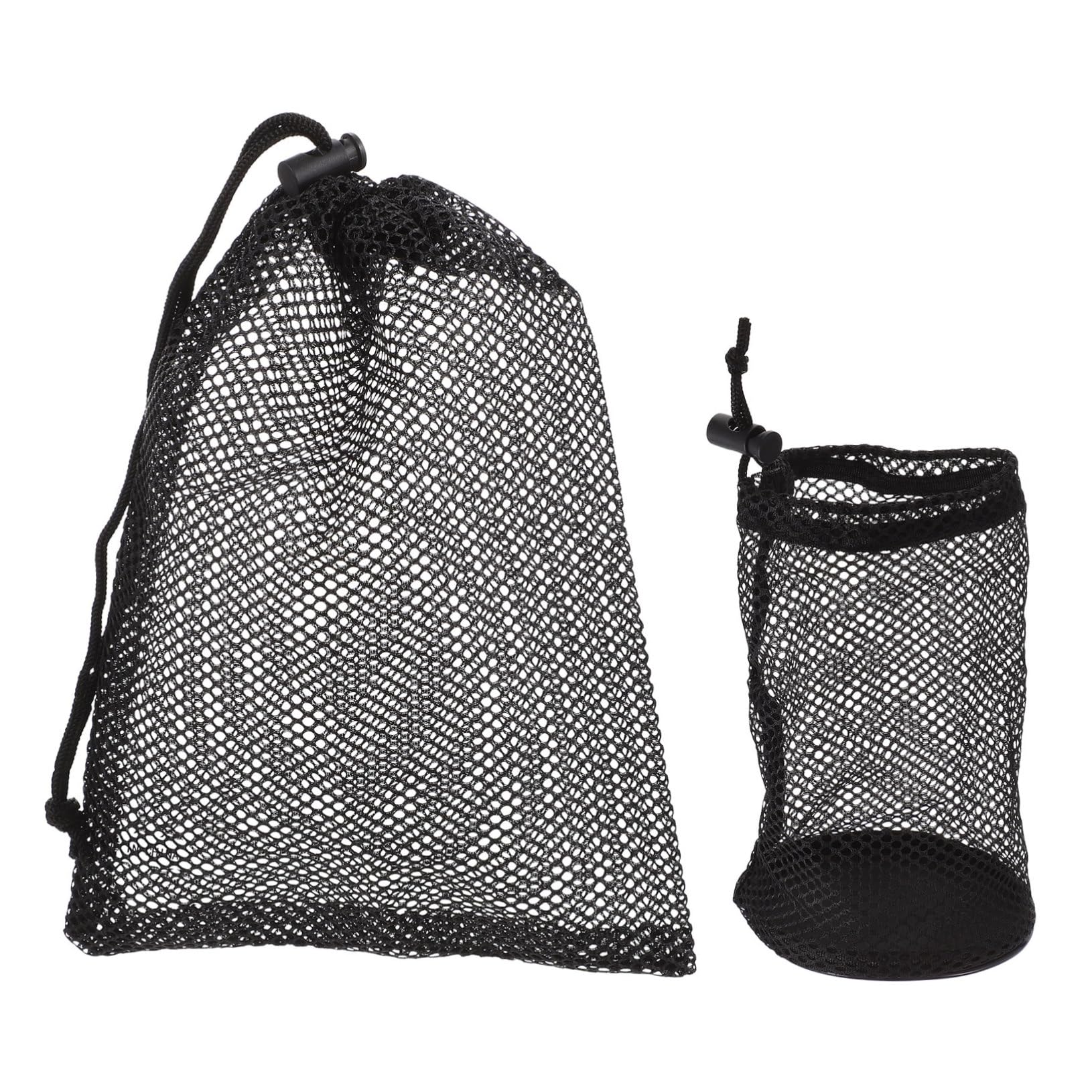 KESYOO 2pcs Portable Mesh Storage Bag Pouch for Golf Tennis Baseball Design for Sports Players for Outdoor and Indoor Use
