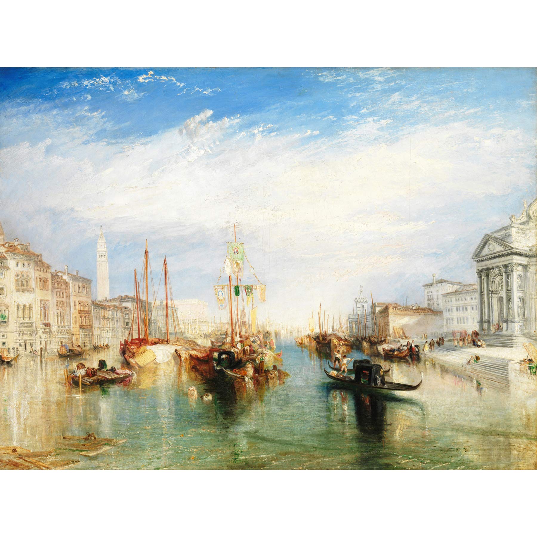 Artery8 Turner Venice From Porch Madonna Della Salute Painting Extra Large XL Wall Art Poster Print