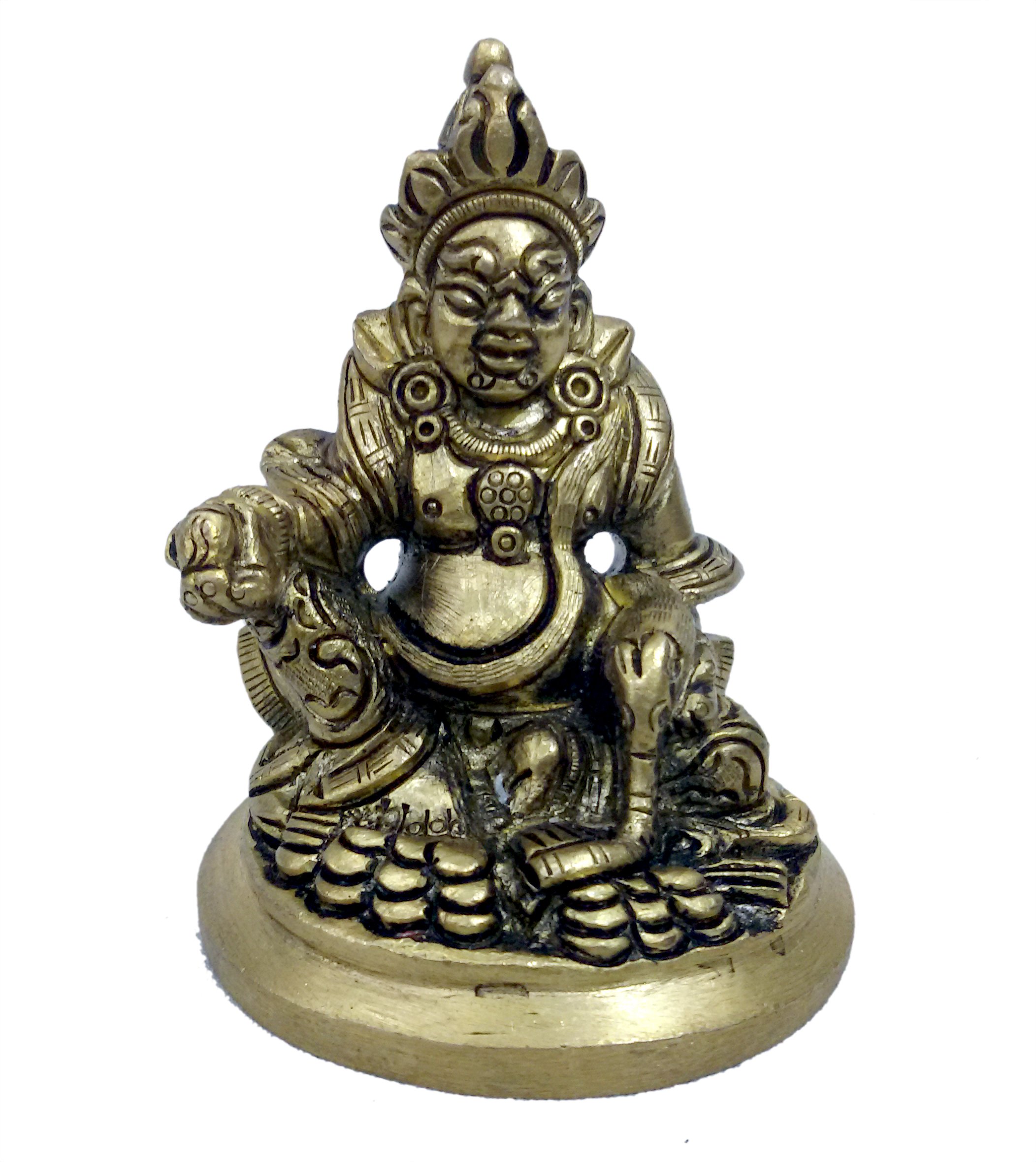 BHARAT HAAT Brass Kuber Sitting Medium