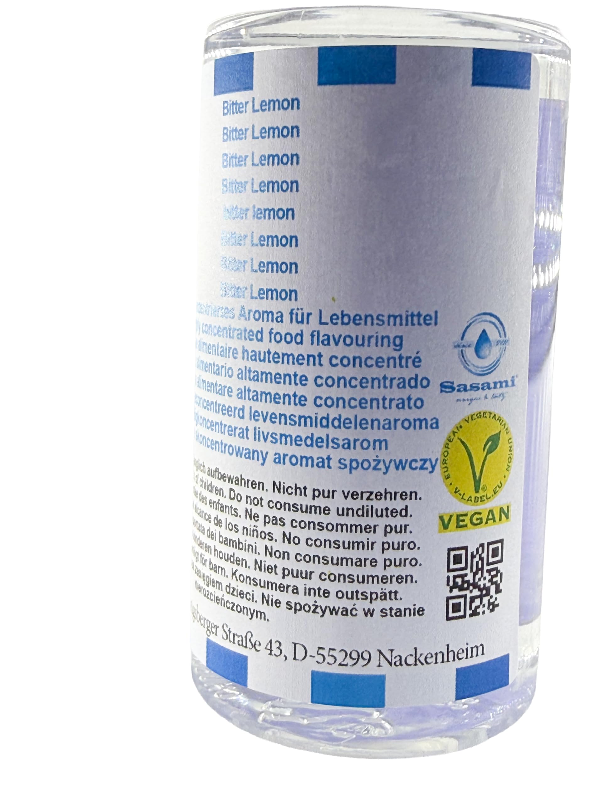 Bitter Lemon aromat koncentrat – Wegański – Sasami – 100ml