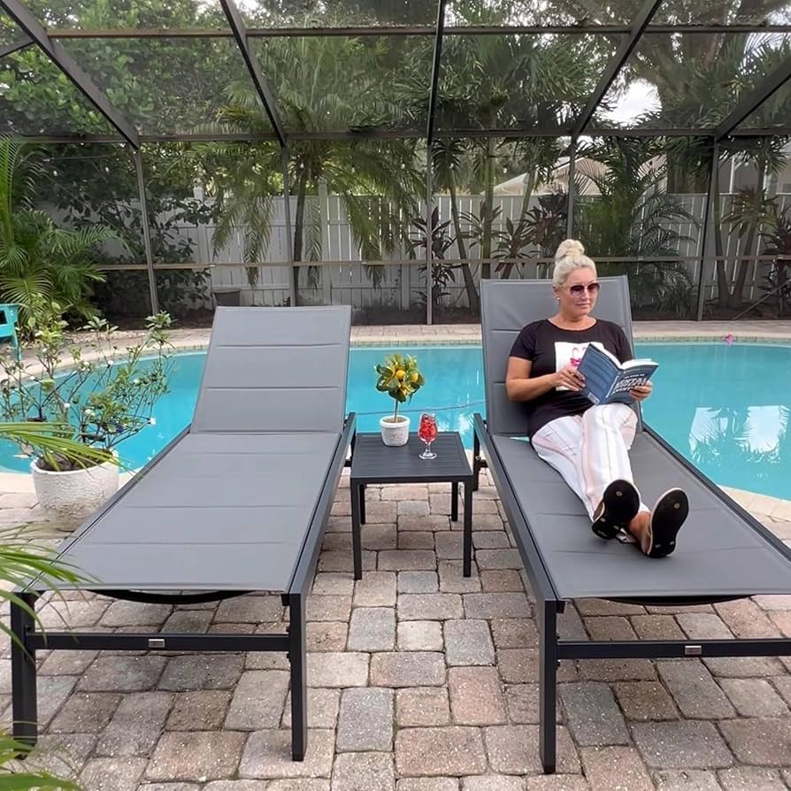 long reclining chair outdoor