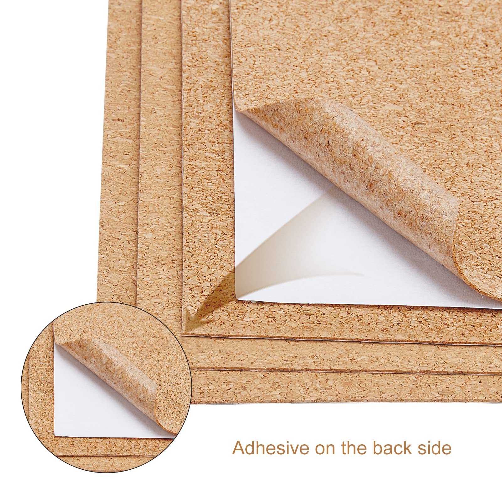 10 Bandes Autocollantes En Liège Pour Mur Ou Chapeaux - 200x20x2mm Naturel Et Élastique
