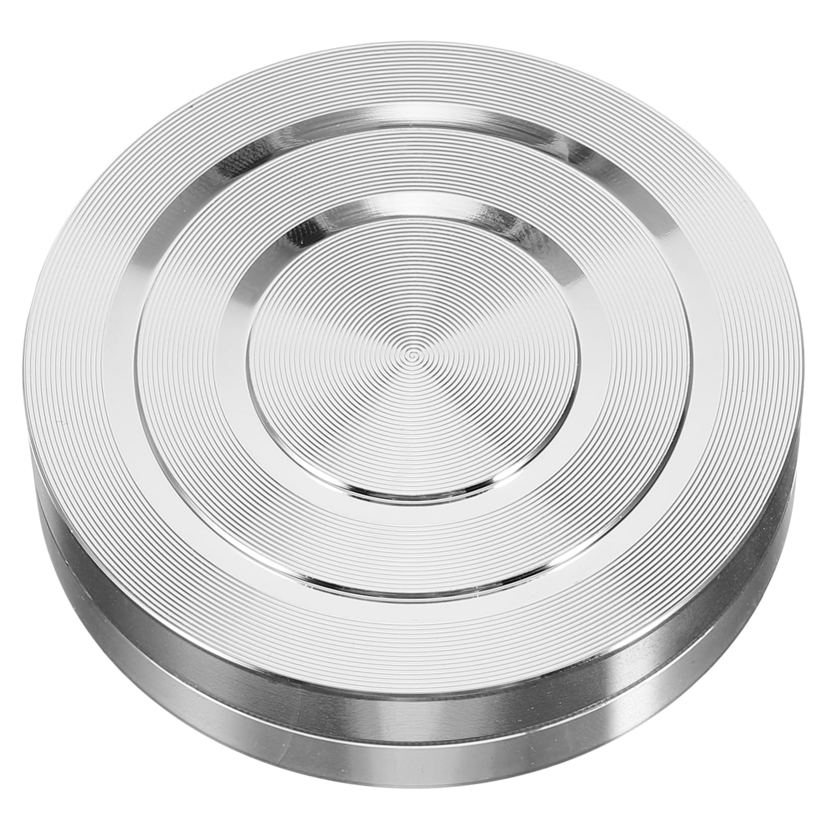 Zerodeko 5piezas Base Giratoria De Aleación De Aluminio Para Bandejas De Pasteles Cojinete De Compacto y Duradero Para Exhibiciones De Alimentos y Productos Diseño Práctico y Funcional