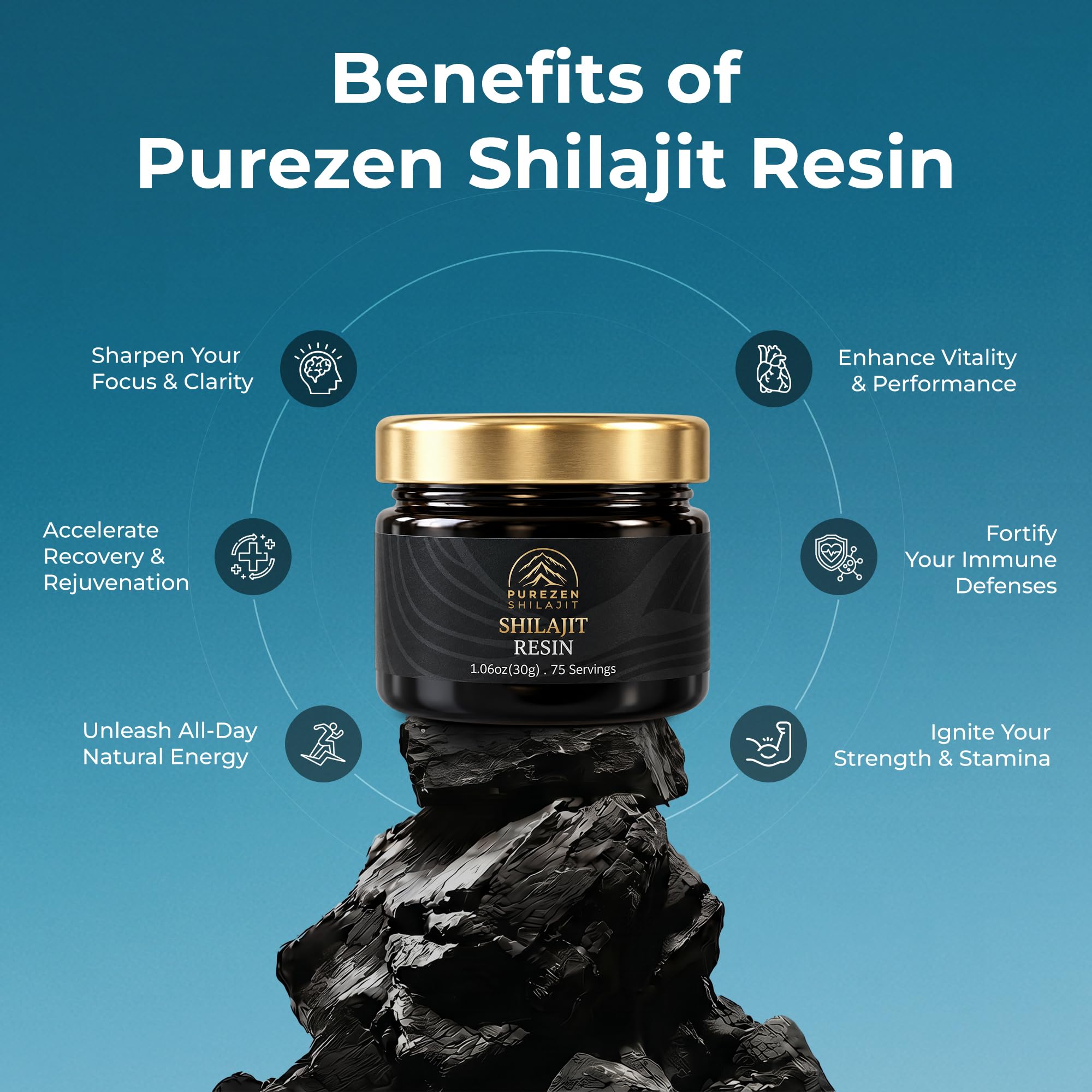 Pure Himalayan Organic Shilajit Resin, Gold Grade, 30g – 75%+ Fulvic Acid, 85+ Trace Minerals, 75 Servings – Natural Energy, Stamina & Muscle Support for Men & Women – with Lab Test Report. — Amazon image 7