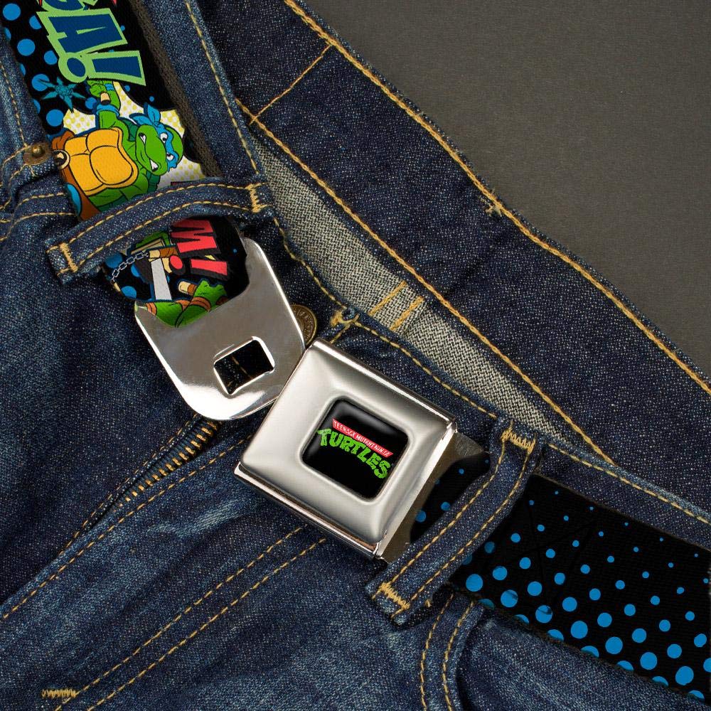 Buckle-Down Jungen Sicherheitsgurt Ninja Turtles Kids Gürtel