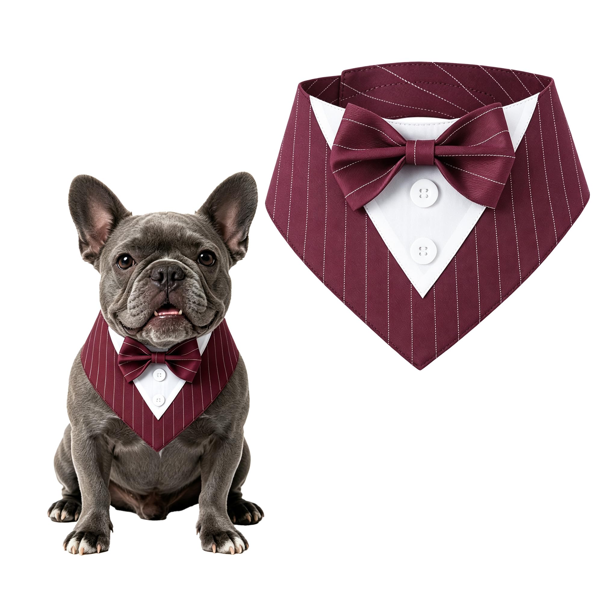 Dog Bow Tie Bandana Pet Wedding Outfit Engagement Birthday Party Supplies